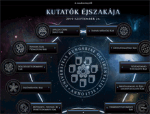 Tablet Screenshot of kutatokejszakaja.nyme.hu